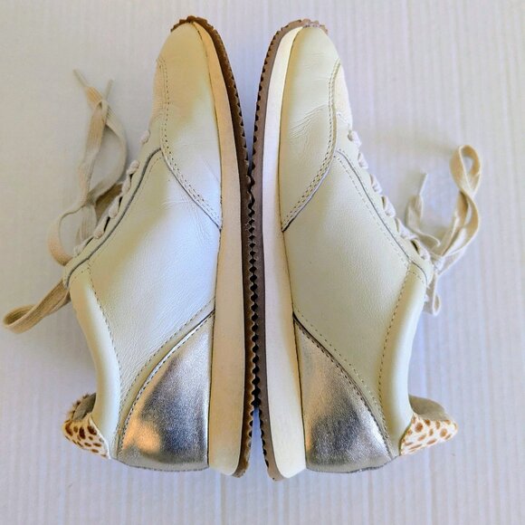 BIRDIES Women's Lace Up Sneakers Size 6.5 Cream - Picture 5 of 9